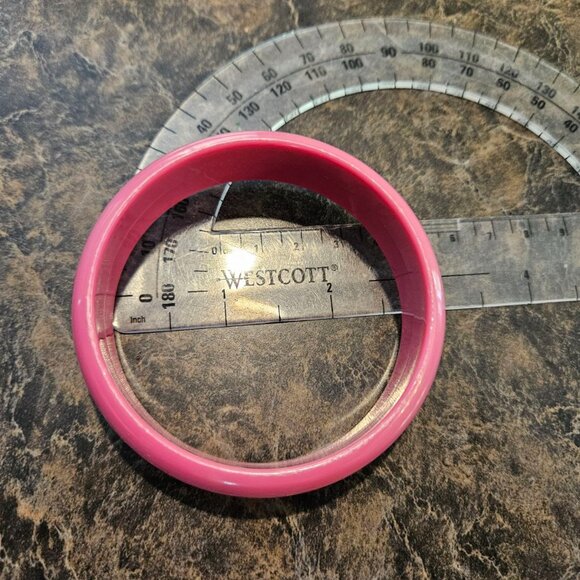 Lot of 4 80s style retro chunky bangle bracelets - Picture 4 of 8